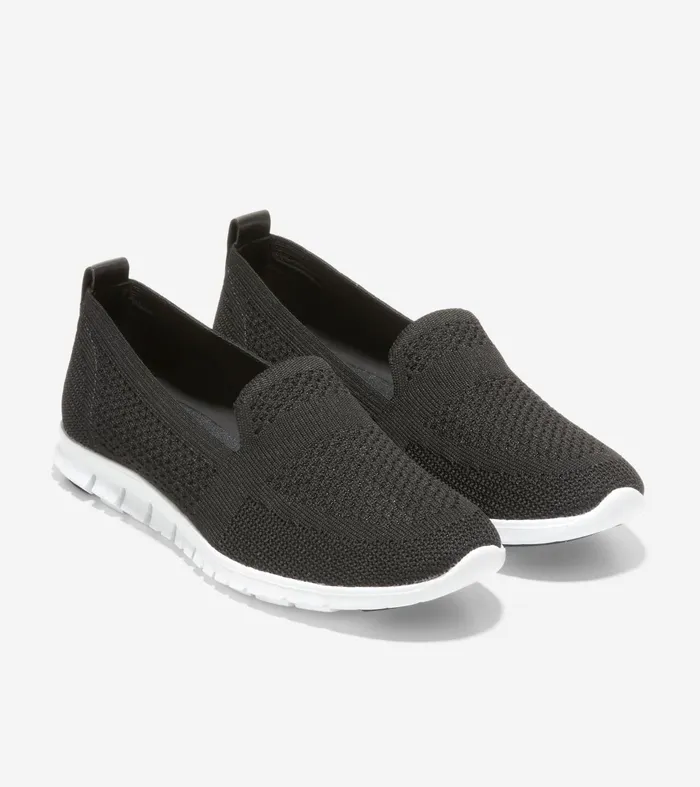 Women ZEROslashGRAND Stitchlitetrade SlipOn Loafer Black Stitchliteandtrade Cole Haan Loafers and Drivers