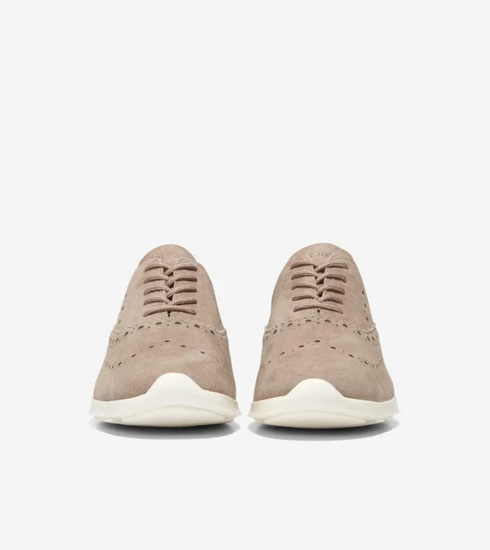 Women ZEROslashGRAND Wingtip Oxfords Irish Coffeeivory Cole Haan Oxfords