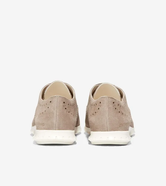 Women ZEROslashGRAND Wingtip Oxfords Irish Coffeeivory Cole Haan Oxfords