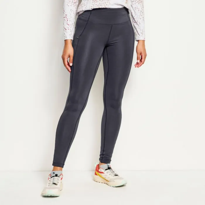 Women Zero Limits Fitted Leggings Black Orvis Pants