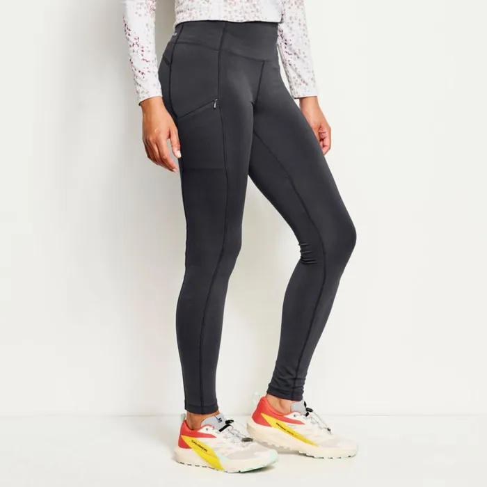 Women Zero Limits Fitted Leggings Black Orvis Pants