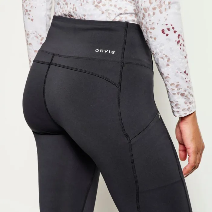 Women Zero Limits Fitted Leggings Black Orvis Pants