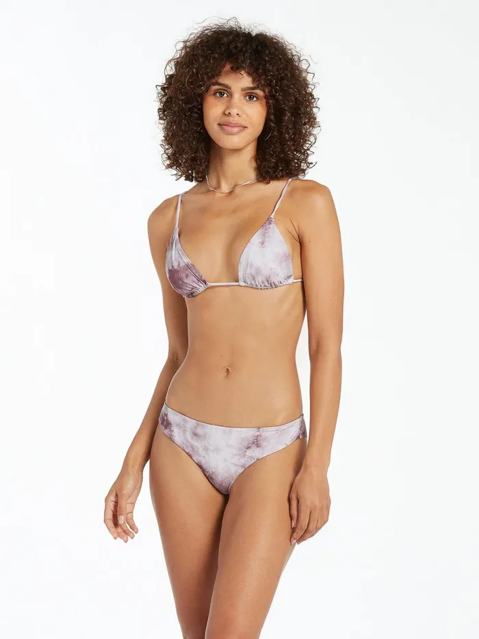 Womens Bikinis Volcom Follow The Cloud Triangle Bikini Top 8211 Eggplant