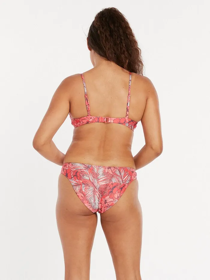 Womens Bikinis Volcom Sea U Soon V Neck Bikini Top 8211 Pistol Punch
