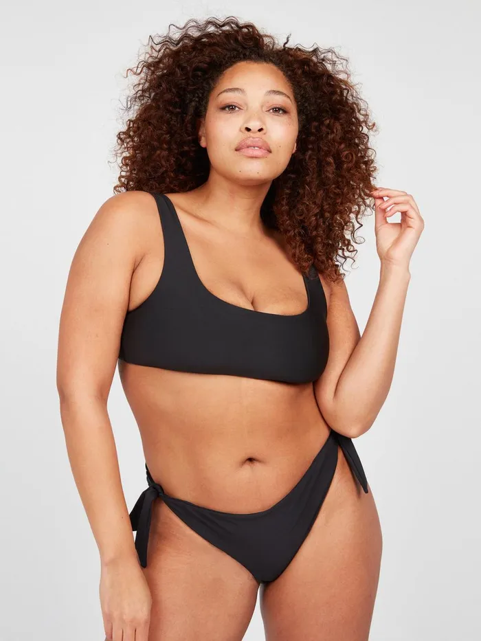 Womens Bikinis Volcom Simply Seamless Hipster Plus Size Bikini Bottom 8211 Black