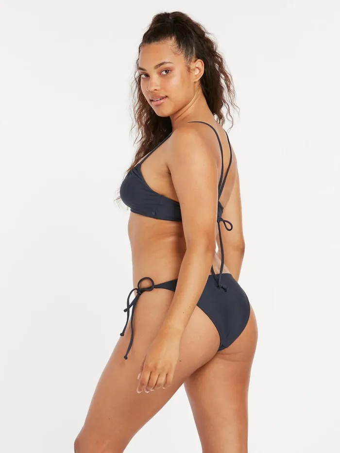 Womens Bikinis Volcom Simply Seamless Skimpy Bikini Bottom 8211 Midnight Blue