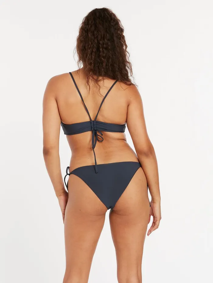 Womens Bikinis Volcom Simply Seamless Skimpy Bikini Bottom 8211 Midnight Blue