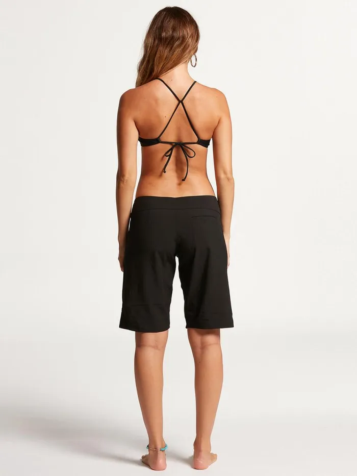 Womens Boardshorts Volcom Simply Solid 11034 Boardshorts 8211 Black