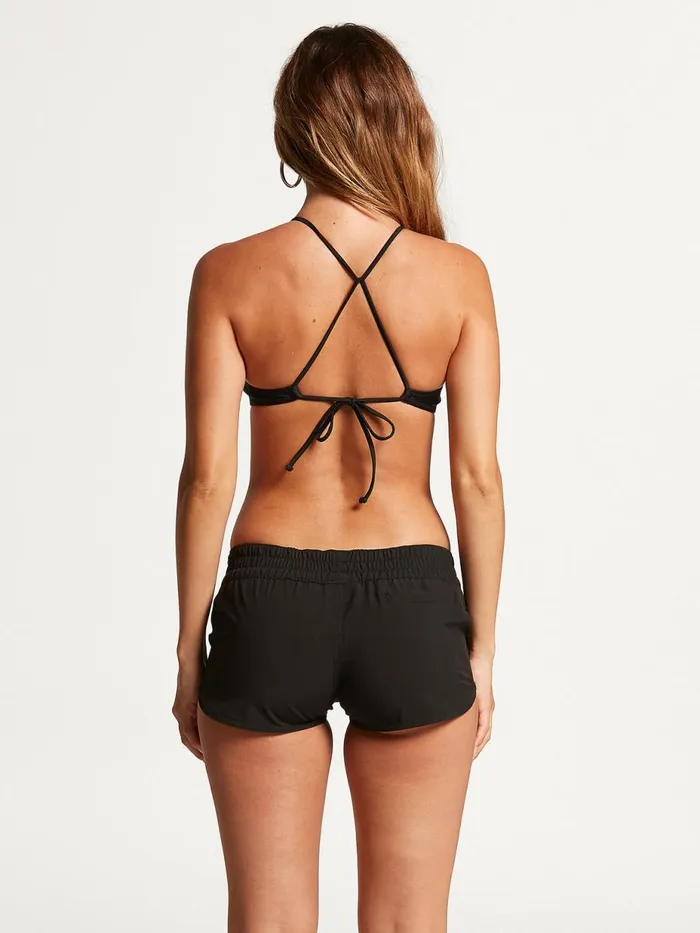 Womens Boardshorts Volcom Simply Solid 2034 Boardshorts 8211 Black