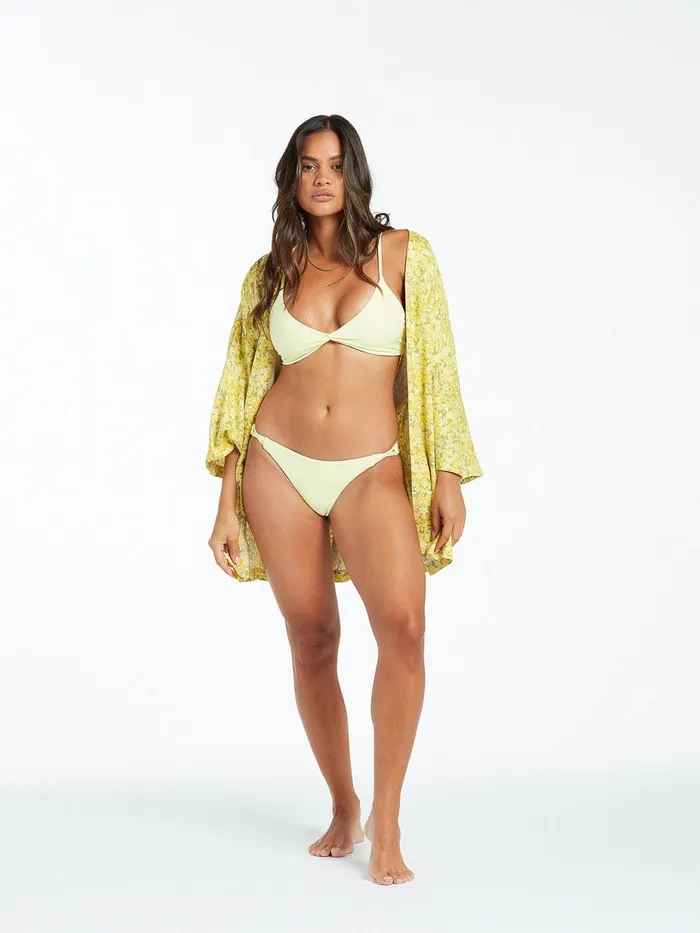 Womens Cover Ups Volcom Wanna Have Sun Robe 8211 Lime