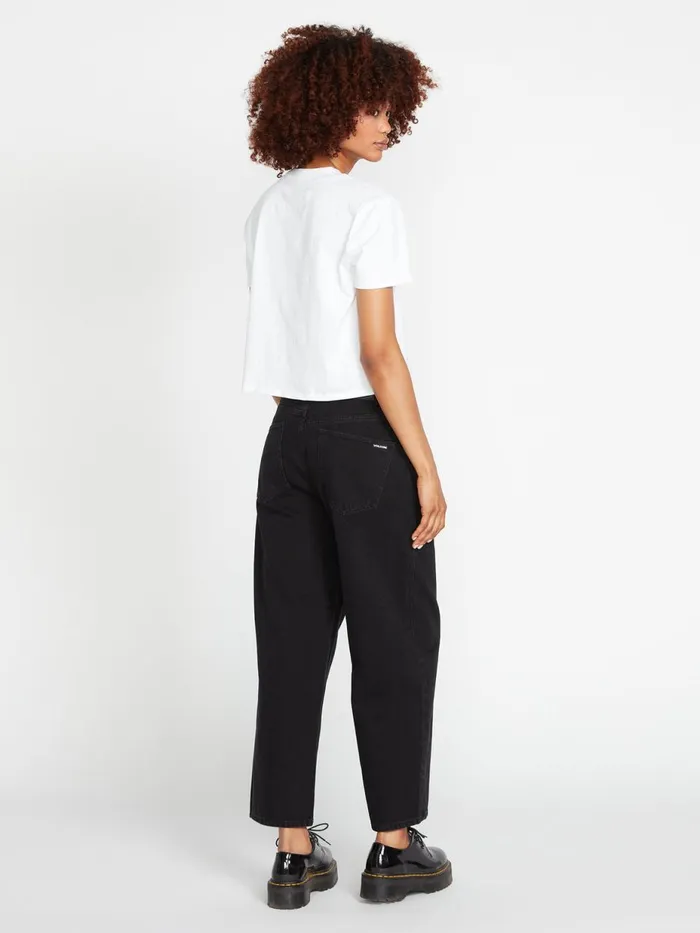 Womens Denim Volcom Weellow Denim Pants 8211 Black