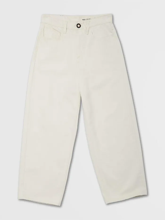 Womens Denim Volcom Weellow Jeans 8211 Cloud Womens Denim Volcom Weellow Jeans 8211 Cloud