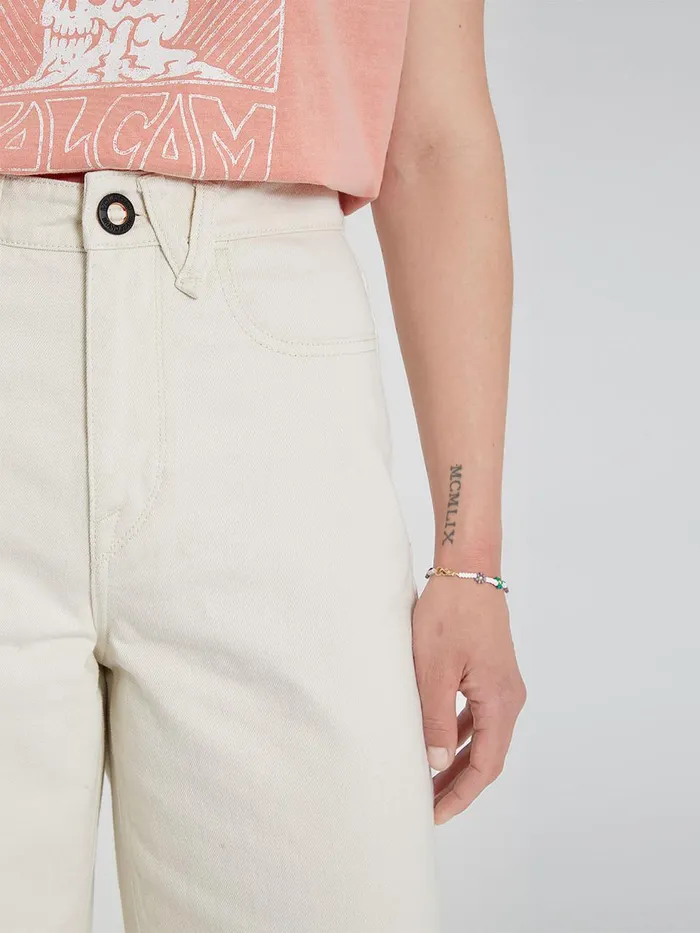 Womens Denim Volcom Weellow Jeans 8211 Cloud Womens Denim Volcom Weellow Jeans 8211 Cloud