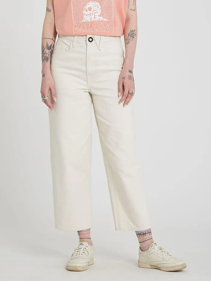 Womens Denim Volcom Weellow Jeans 8211 Cloud Womens Denim Volcom Weellow Jeans 8211 Cloud