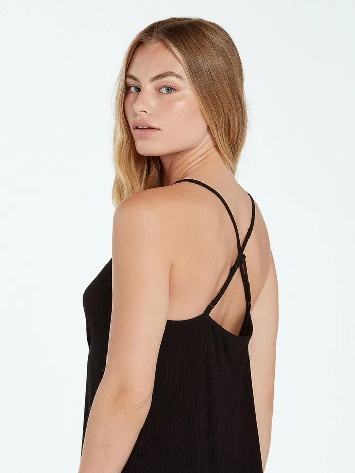 Womens Dresses Volcom Cactus Ridge Dress 8211 Black