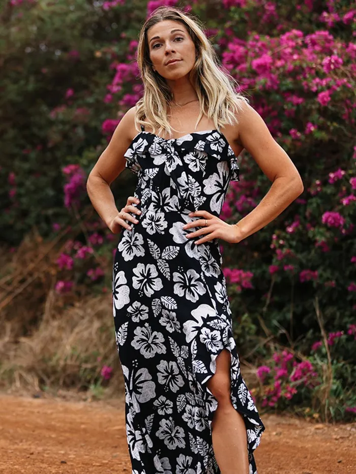 Womens Dresses Volcom Coco Ho Maxi Dress 8211 Black White