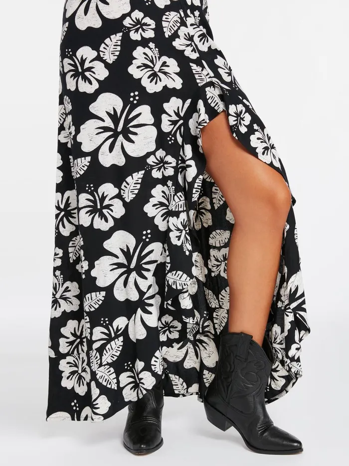 Womens Dresses Volcom Coco Ho Maxi Dress 8211 Black White
