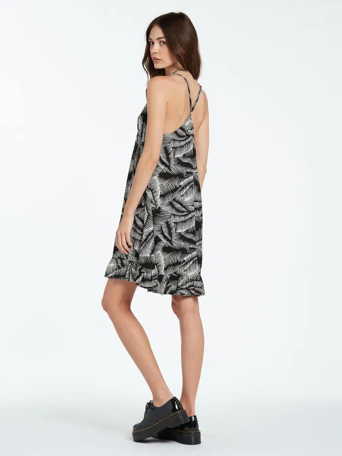 Womens Dresses Volcom Stay Palm Dress 8211 Black White