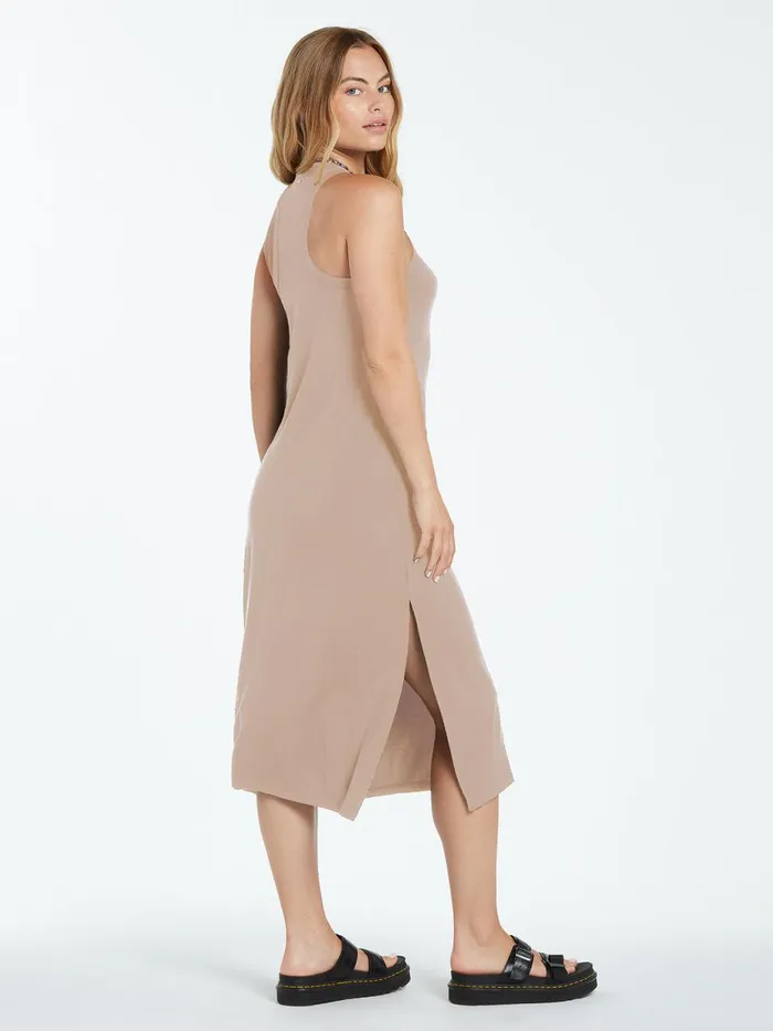 Womens Dresses Volcom Stonelight Dress 8211 Stone