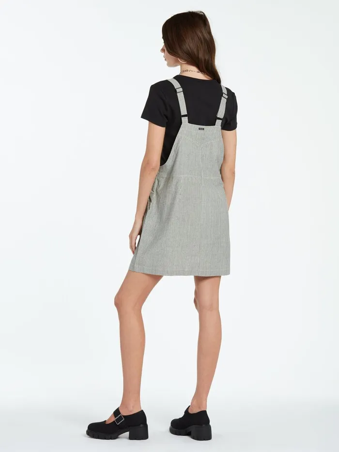 Womens Dresses Volcom Sunday Strut Dress 8211 Black White