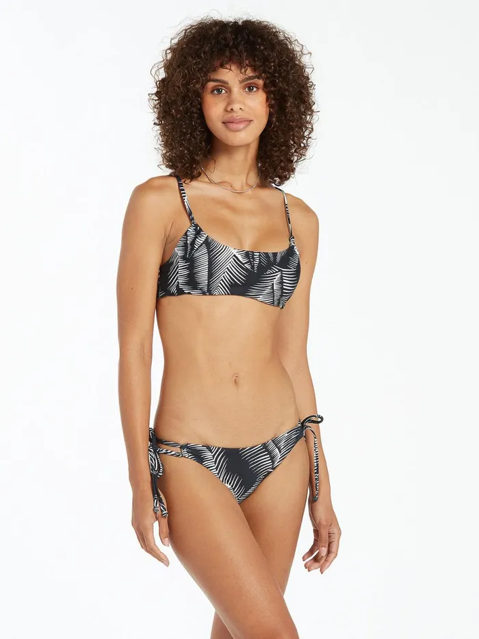 Womens EcoTrue Swim Volcom Stay Or Leaf Hipster Bikini Bottom 8211 Black