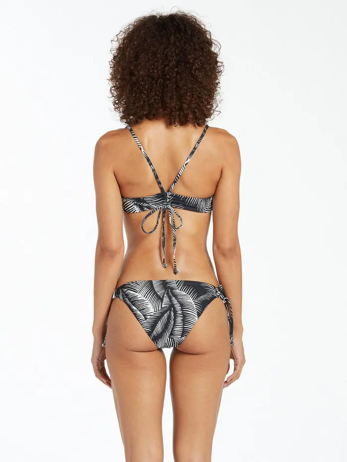Womens EcoTrue Swim Volcom Stay Or Leaf Hipster Bikini Bottom 8211 Black