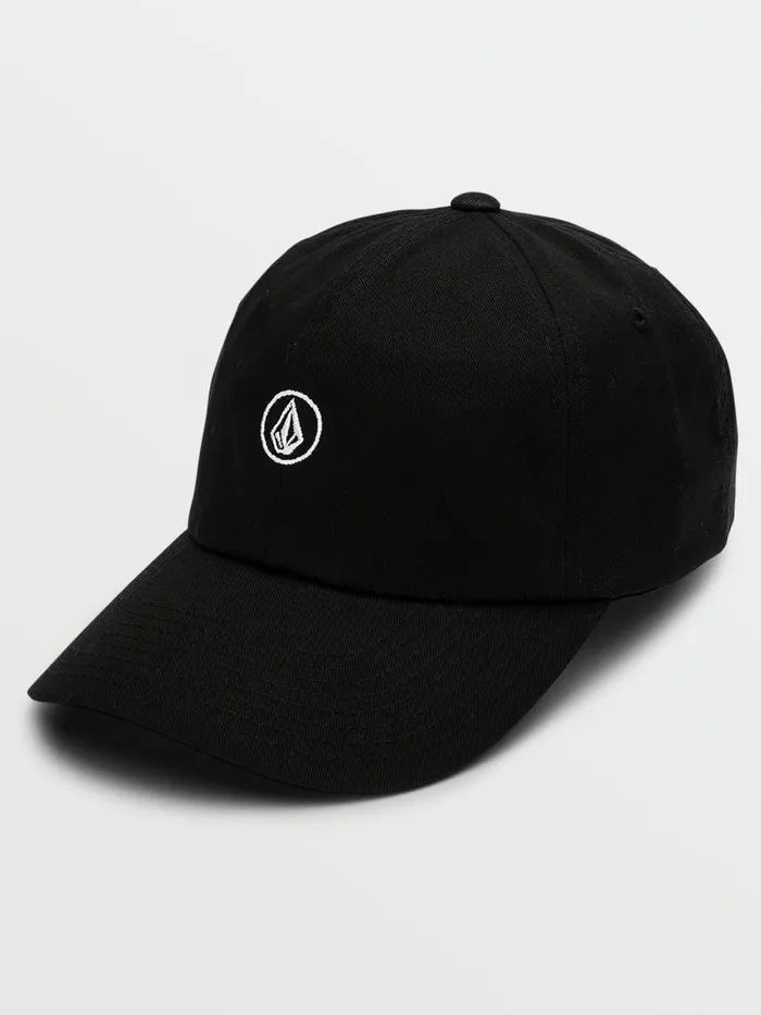 Womens Hats and Beanies Volcom Circle Stone Dad Hat 8211 Black