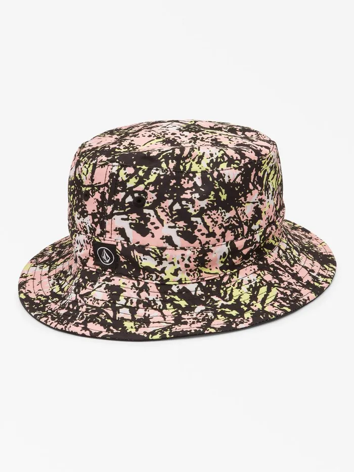 Womens Hats and Beanies Volcom Stone Hour Bucket Hat 8211 Coral