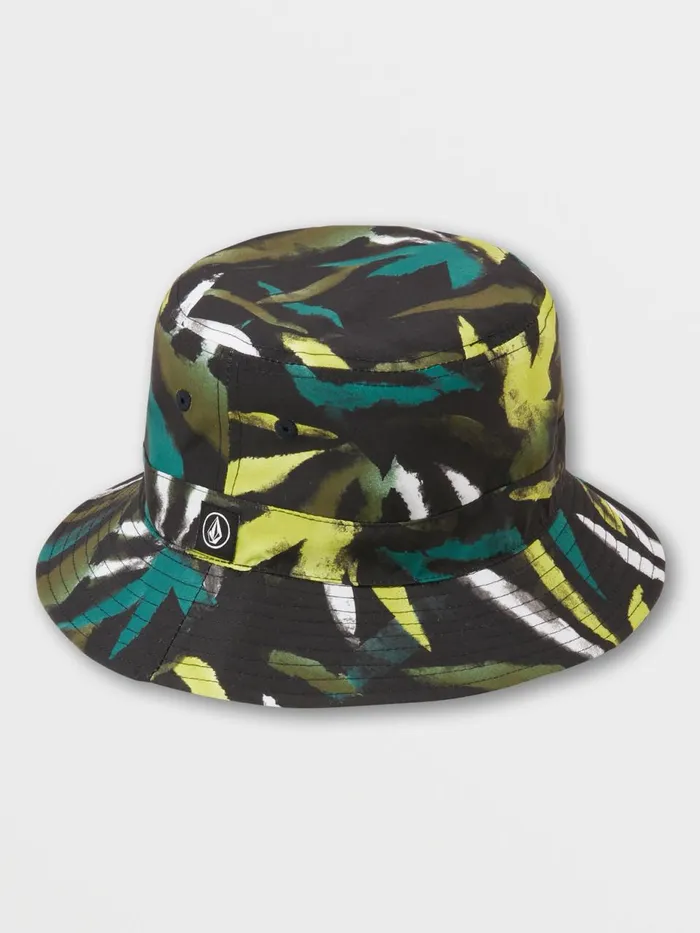 Womens Hats and Beanies Volcom Wild Streak Reversible Bucket Hat 8211 Black