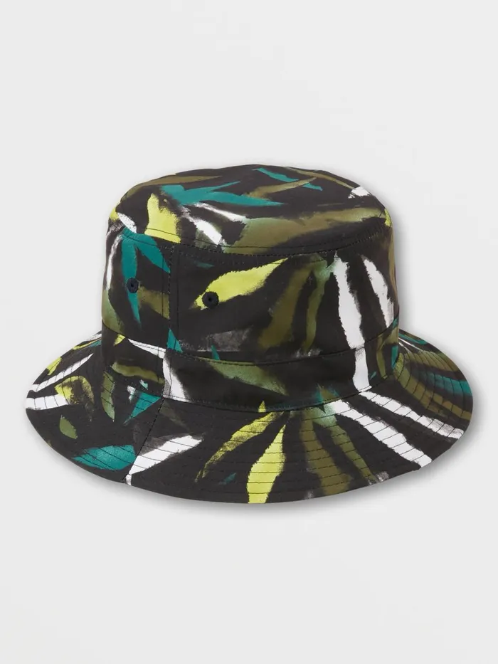 Womens Hats and Beanies Volcom Wild Streak Reversible Bucket Hat 8211 Black