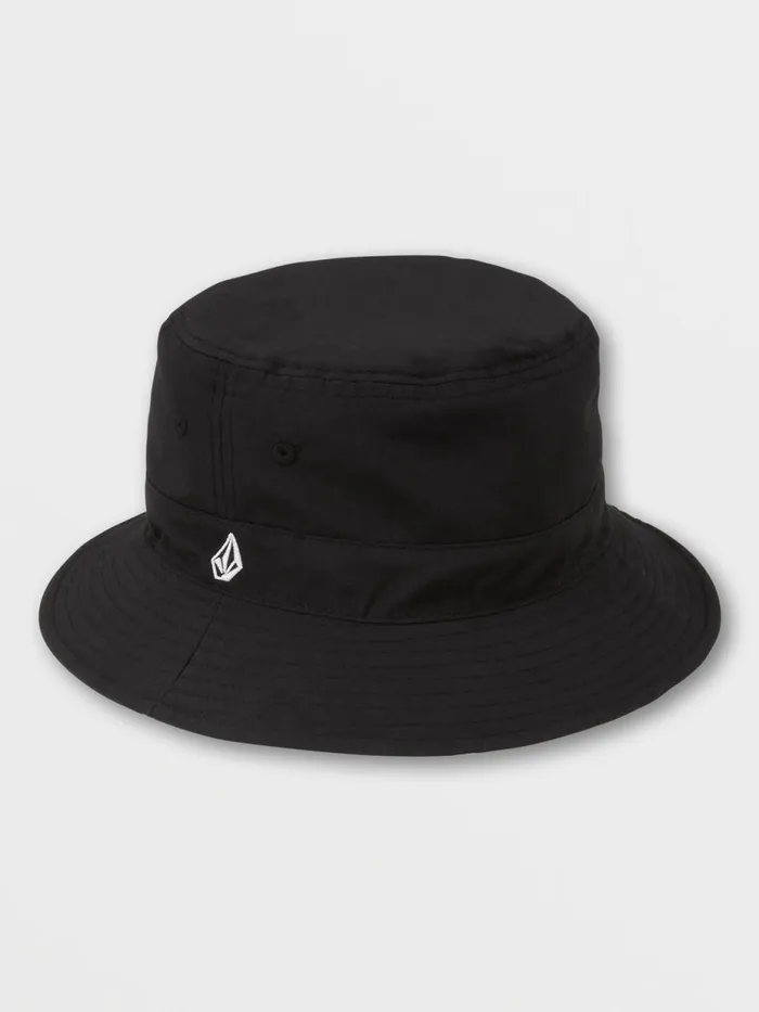 Womens Hats and Beanies Volcom Wild Streak Reversible Bucket Hat 8211 Black
