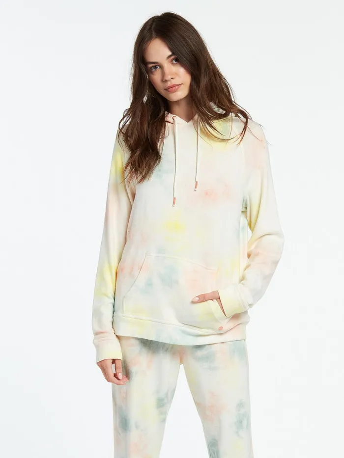 Womens Hoodies and Sweatshirts Volcom Lived In Lounge Hoodie 8211 Multi