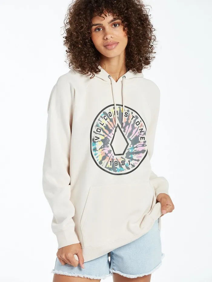 Womens Hoodies and Sweatshirts Volcom Truly Stoked Boyfriend Pullover 8211 Bone Womens Hoodies and Sweatshirts Volcom Truly Stoked Boyfriend Pullover 8211 Bone