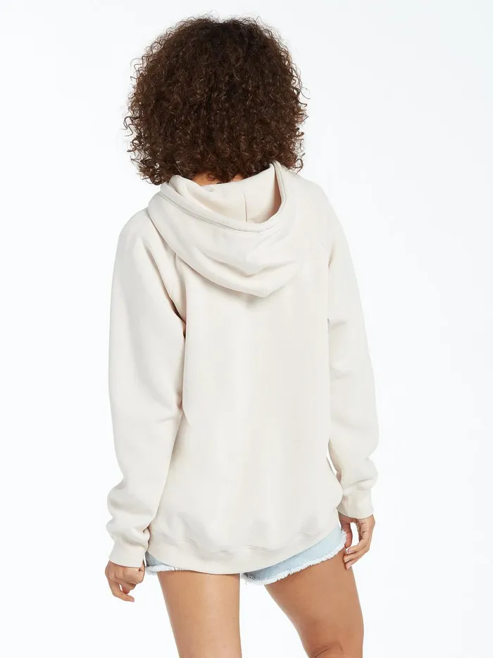 Womens Hoodies and Sweatshirts Volcom Truly Stoked Boyfriend Pullover 8211 Bone