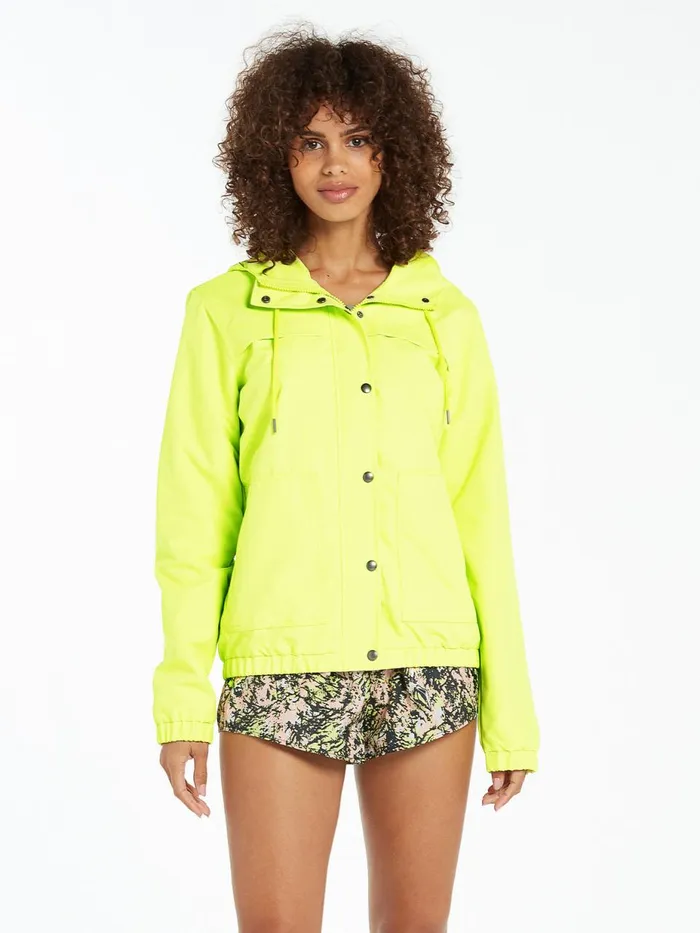 Womens Jackets Volcom Enemy Stone Jacket 8211 Lime