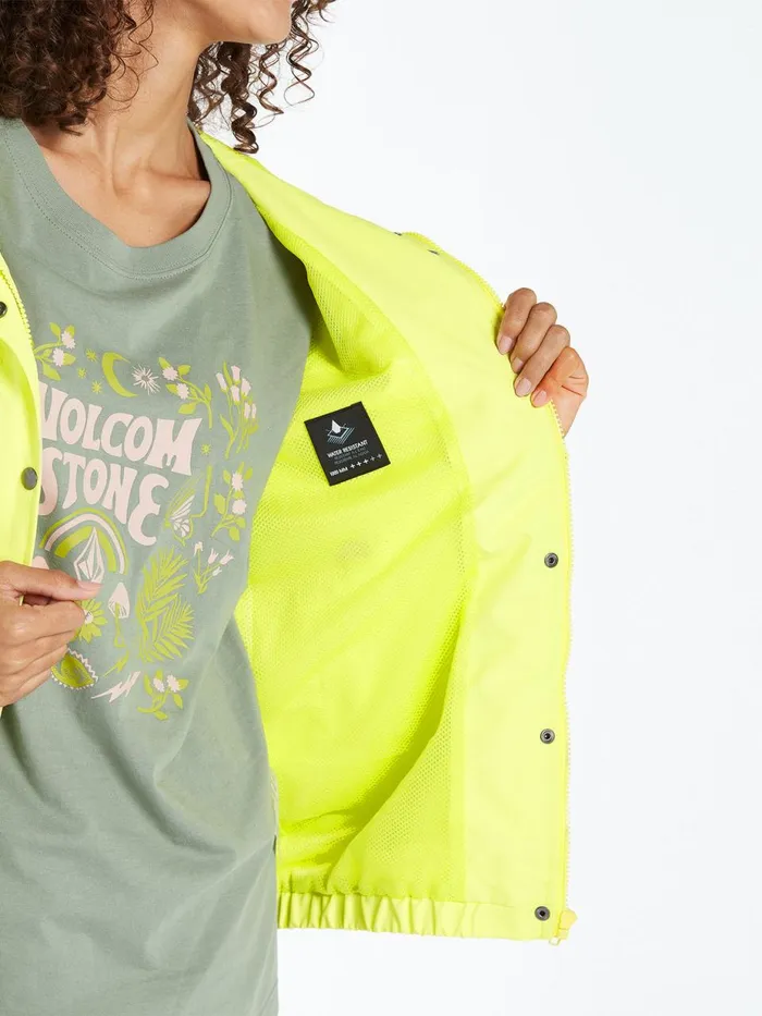 Womens Jackets Volcom Enemy Stone Jacket 8211 Lime