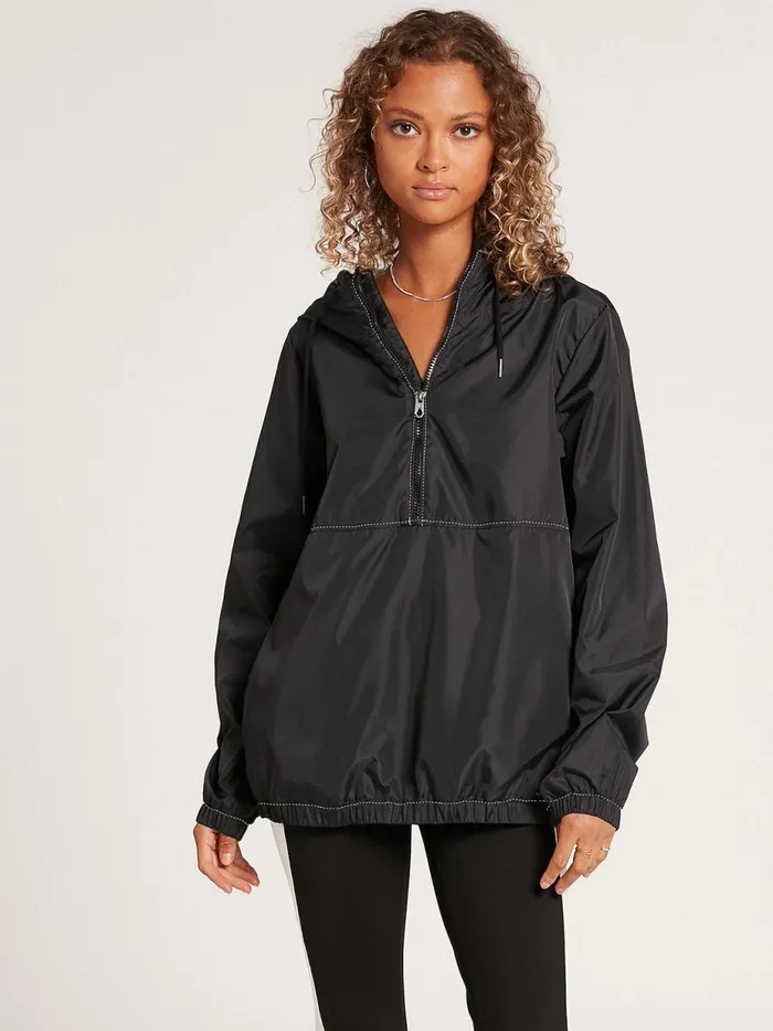 Womens Jackets Volcom Wind It Up Jacket 8211 Black