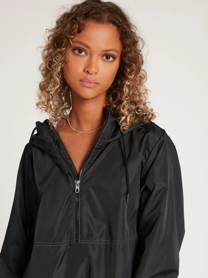 Womens Jackets Volcom Wind It Up Jacket 8211 Black