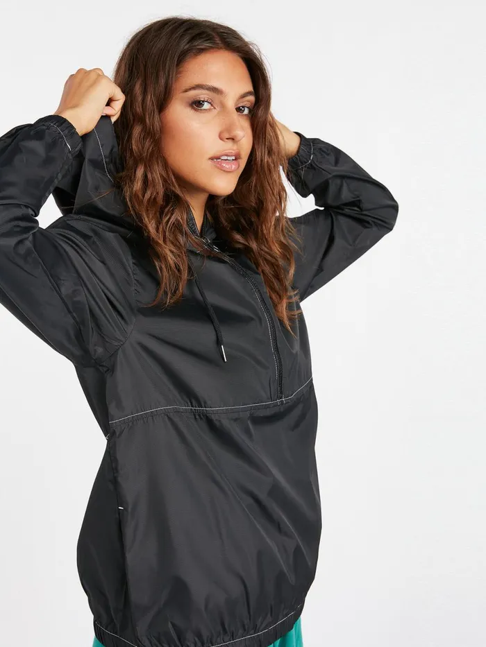 Womens Jackets Volcom Wind It Up Jacket 8211 Black