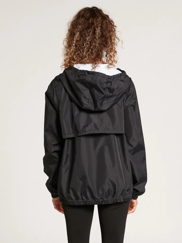 Womens Jackets Volcom Wind It Up Jacket 8211 Black