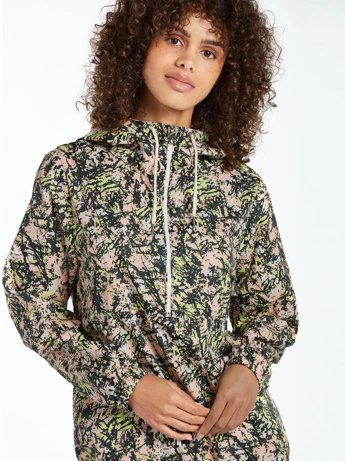 Womens Jackets Volcom Wind It Up Jacket 8211 Coral