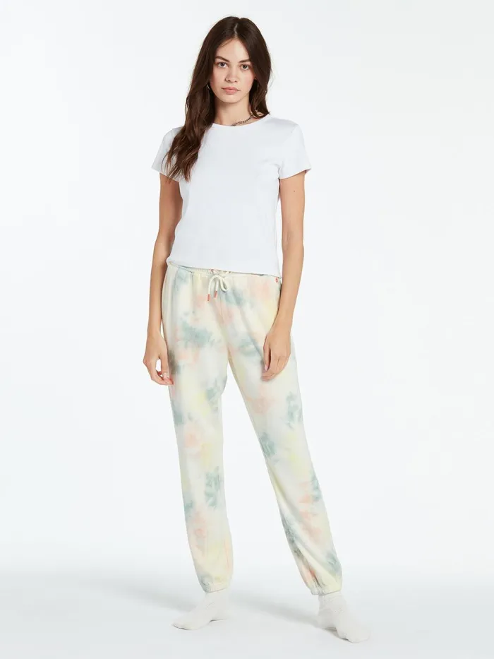 Womens Pants Volcom Lived In Lounge Fleece Pant 8211 Multi