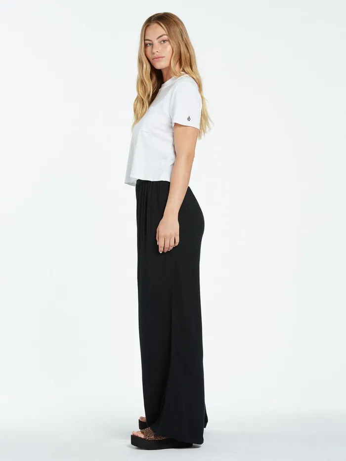 Womens Pants Volcom Stoneshine Junki Pant 8211 Black