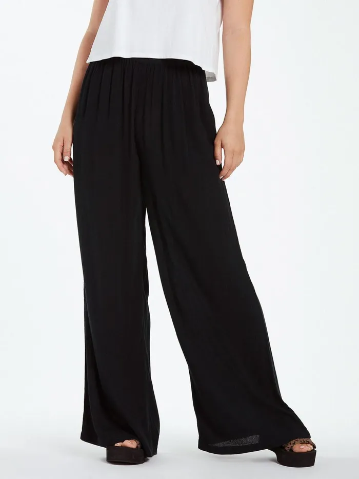 Womens Pants Volcom Stoneshine Junki Pant 8211 Black