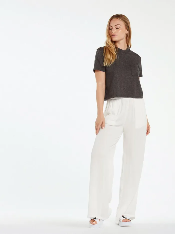 Womens Pants Volcom Stoneshine Junki Pant 8211 Star White