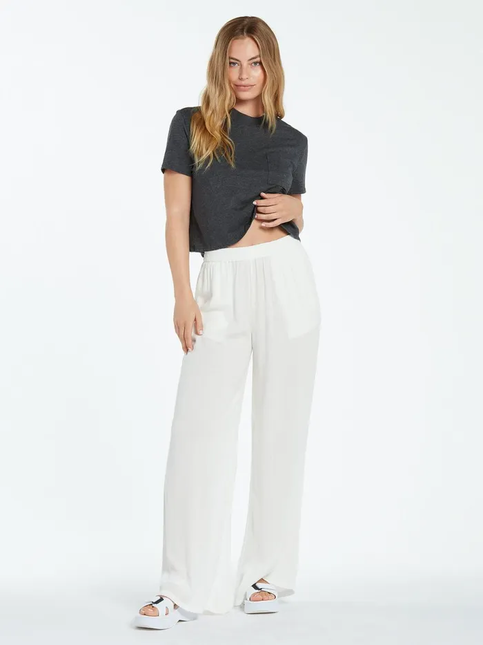 Womens Pants Volcom Stoneshine Junki Pant 8211 Star White