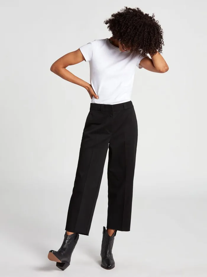 Womens Pants Volcom Whawhat Chino Pants 8211 Black