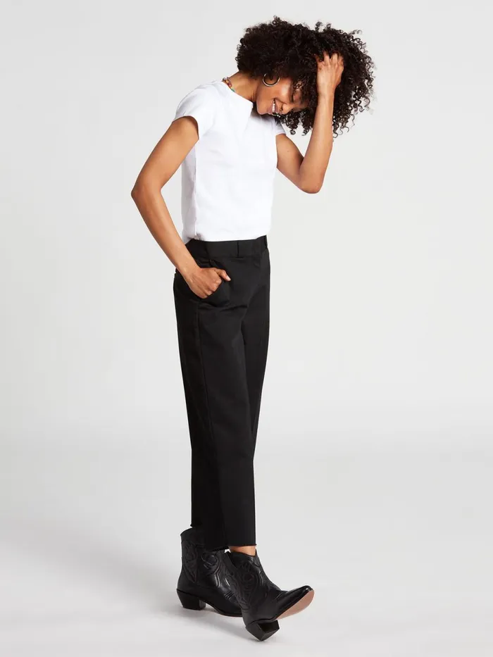 Womens Pants Volcom Whawhat Chino Pants 8211 Black