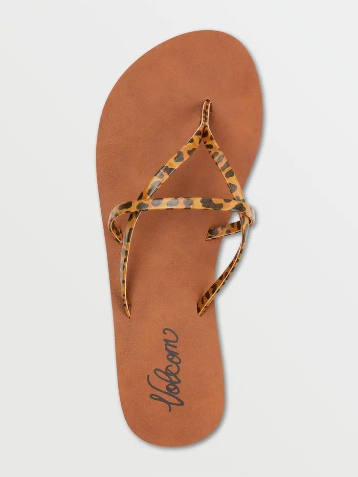 Womens Sandals Volcom All Day Long Sandal 8211 Cheetah Womens Sandals Volcom All Day Long Sandal 8211 Cheetah