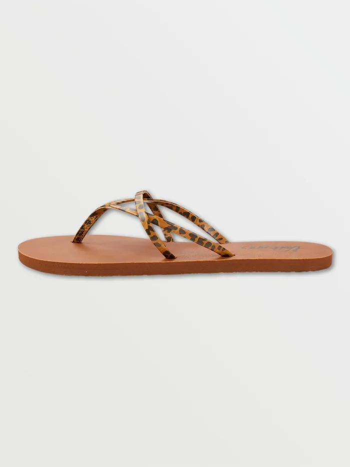 Womens Sandals Volcom All Day Long Sandal 8211 Cheetah Womens Sandals Volcom All Day Long Sandal 8211 Cheetah